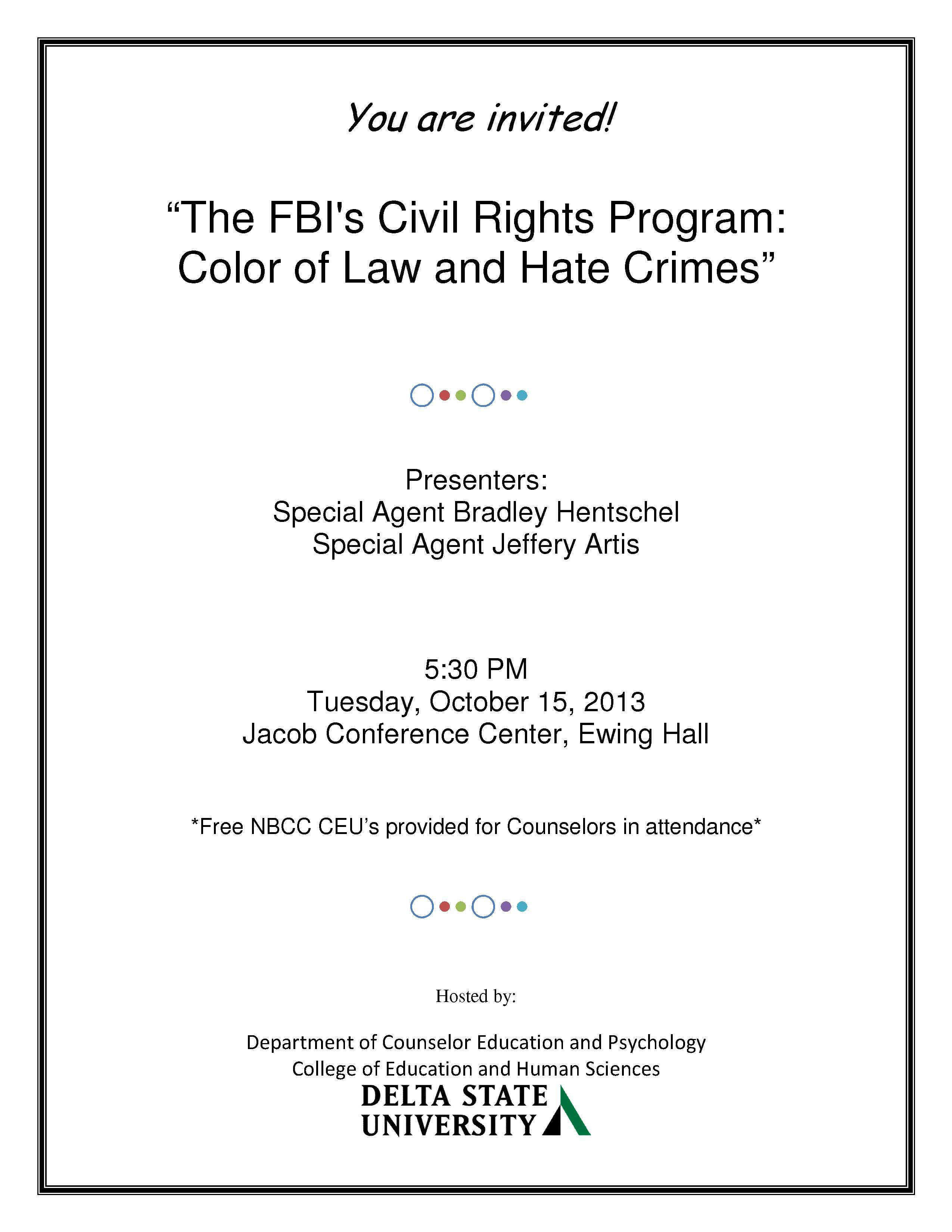 Civil Rights Hate Crimes